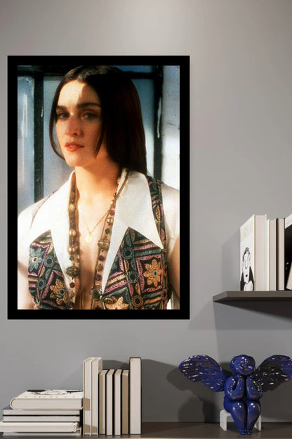 Madonna with Dark Hair (1989) | Vintage Fashion Art Print | Wall Frame