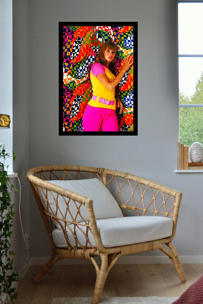 Britt Ekland (1967) | Vintage Fashion Art Print | Wall Frame