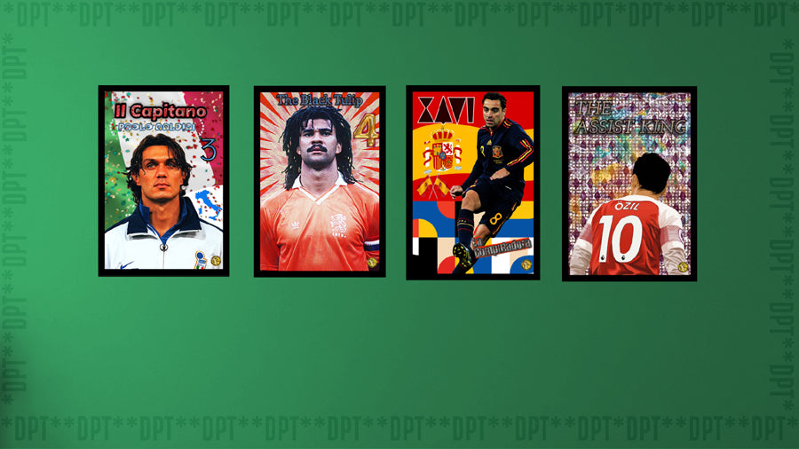 Ruud Gullit | Vintage Football Player | Art Print | Wall Frame