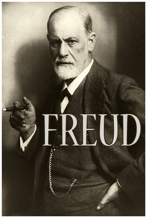 Sigmund Freud | Vintage Famous Personalities | Large Poster Art Print | Wall Frame