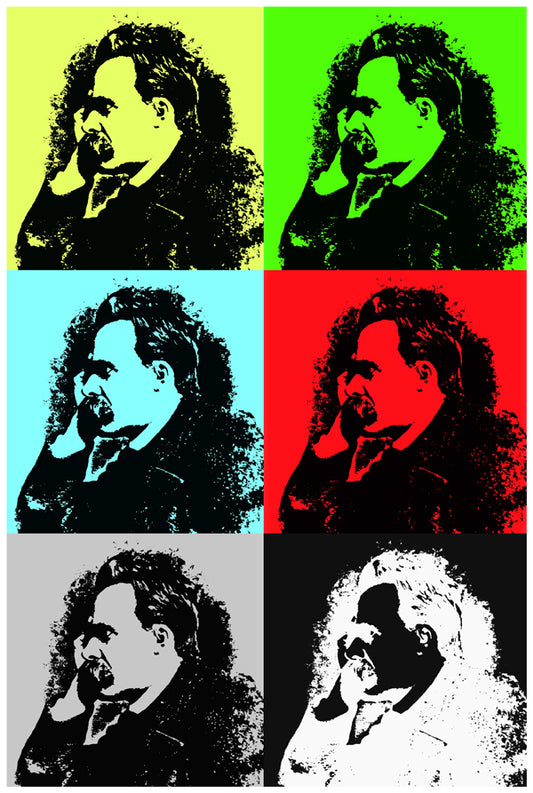 Friedrich Nietzsche | Pop Art | Art Print | Wall Frame