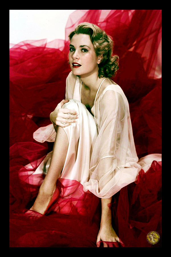 Grace Kelly (1954) | Vintage Fashion Art Print | Wall Frame