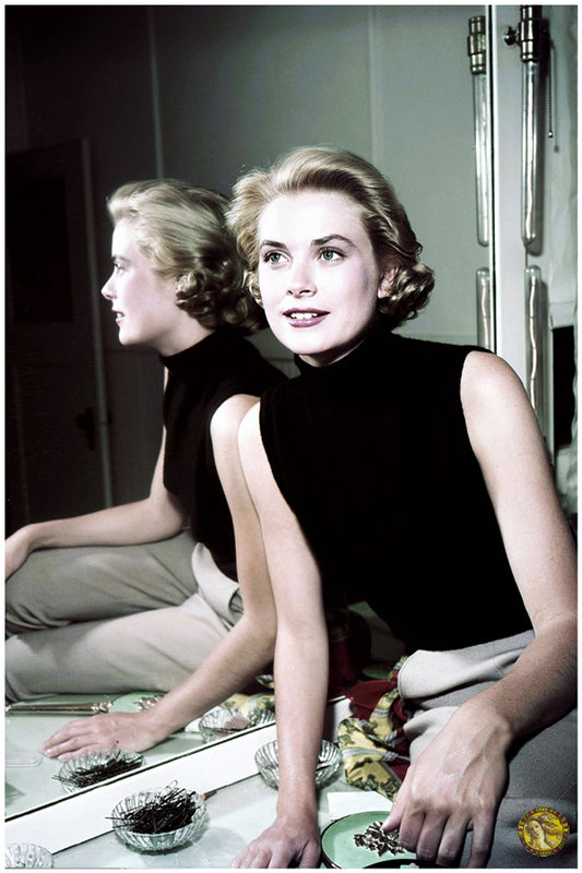 Grace Kelly (1954) | Vintage Fashion Art Print | Wall Frame