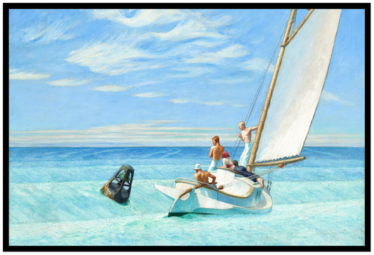 Ground Swell (1940) | Edward Hopper | Painting Art Print | Wall Frame