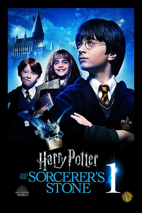 Harry Potter and the Sorcerer's Stone (2001) | Hollywood Movie Poster | Wall Frame