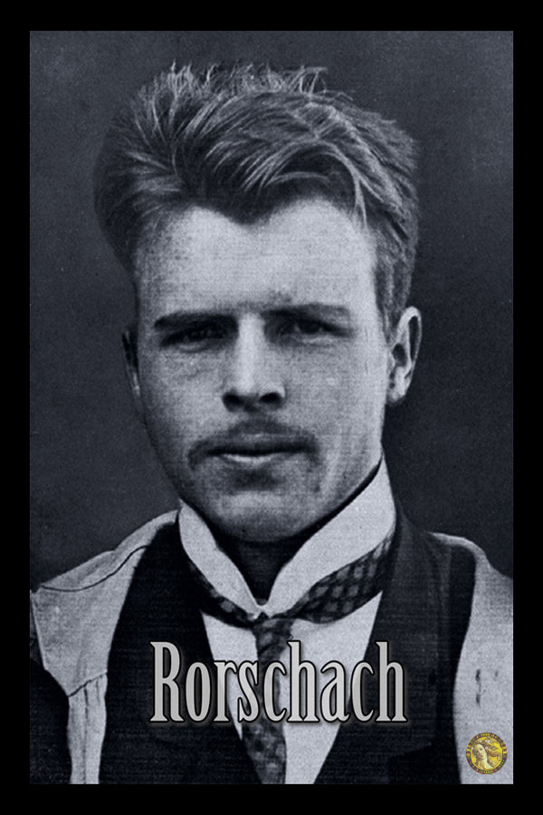 Hermann Rorschach | Vintage Famous Personalities | Large Poster Art Print | Wall Frame
