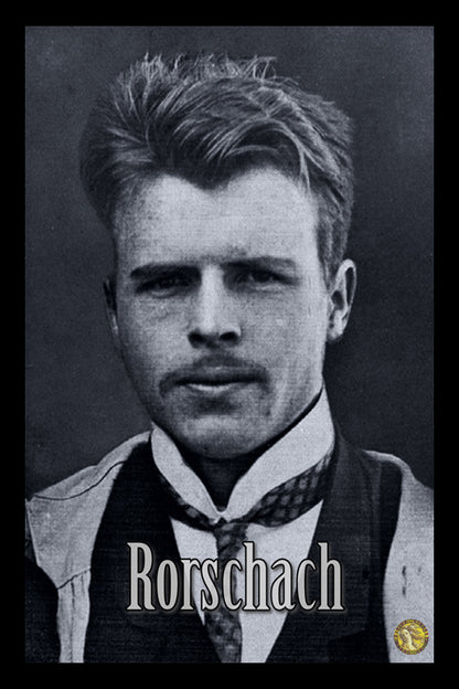 Hermann Rorschach | Vintage Famous Personalities | Large Poster Art Print | Wall Frame