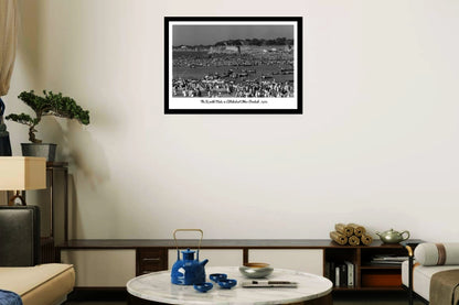 The Kumbh Mela, Allahabad Uttar Pradesh 1954 | Vintage Iconic Photograph | Wall Frame