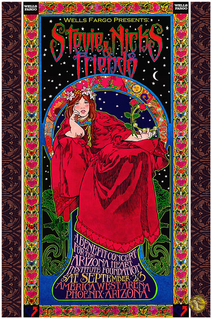 Stevie Nicks | Phoenix AZ (2000) | Vintage Concert Poster | Art Print | Wall Frame