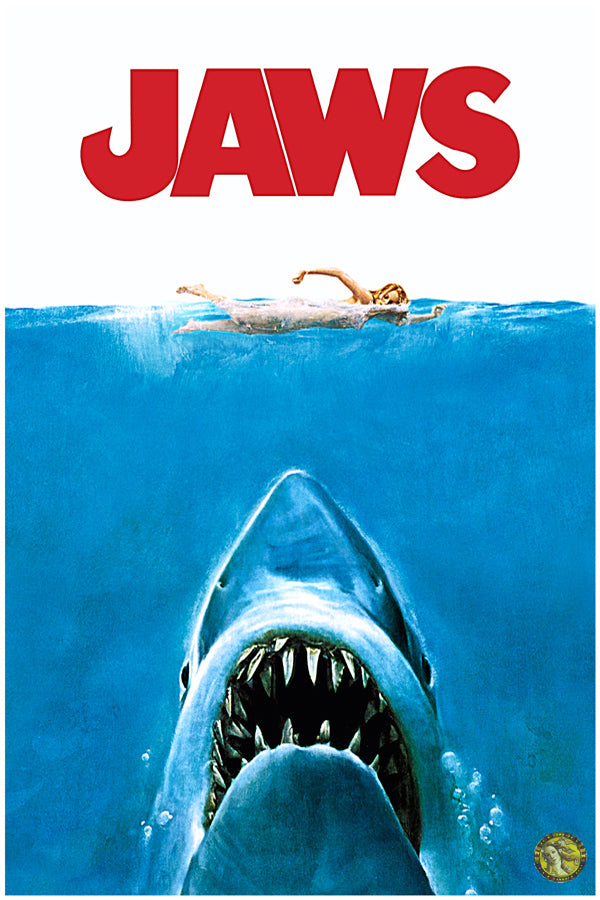 Jaws (1975) | Hollywood Movie Poster | Wall Frame