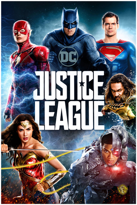 Justice League (2017) | Hollywood Movie Poster | Wall Frame