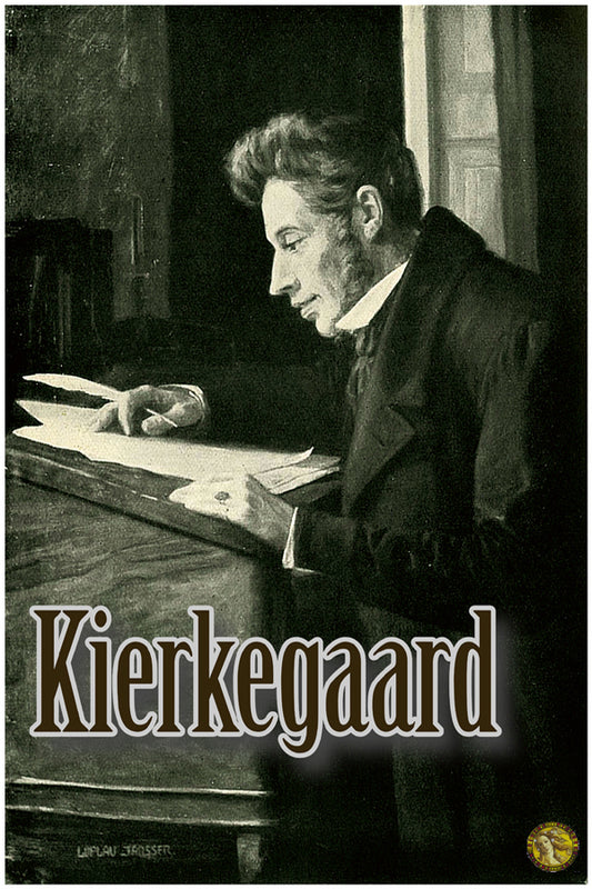 Søren Kierkegaard | Vintage Famous Personalities | Large Poster Art Print | Wall Frame