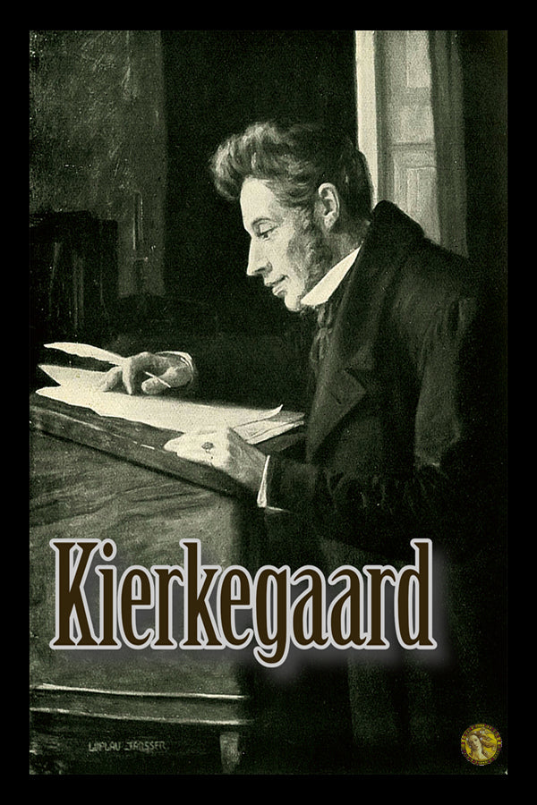 Søren Kierkegaard | Vintage Famous Personalities | Large Poster Art Print | Wall Frame