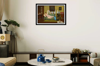 A Reverie, In The Artist’s House (1878) | John Atkinson Grimshaw | Painting Art Print | Wall Frame