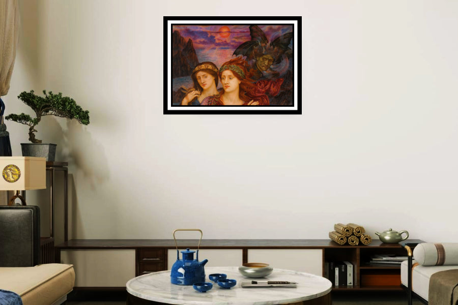 The Vision (1914) | Evelyn de Morgan | Painting Art Print | Wall Frame