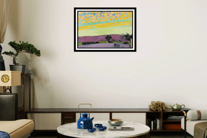 Sunset in Pittsburgh (1927) | Maurice Denis | Painting Art Print | Wall Frame