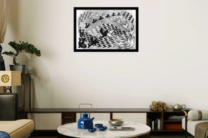 Predestination (1951) | Maurits Cornelis Escher | Surrealist Painting | Art Print | Wall Frame