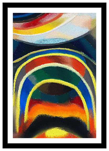 Circles of Light (Cosmic Rainbow) (1922) | Otto Freundlich | Abstract Geometric Art Print | Wall Frame