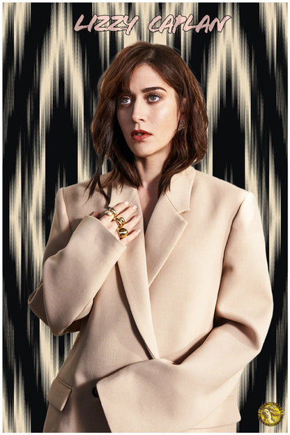 Lizzy Caplan | Vintage Hollywood Actress | Art Print | Wall Frame