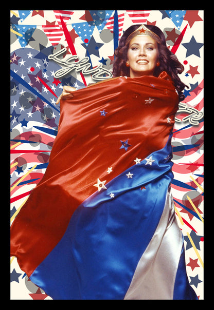 Lynda Carter | Vintage Hollywood Actress | Art Print | Wall Frame