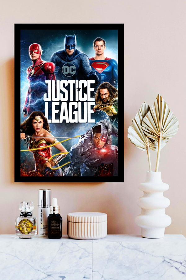 Justice League (2017) | Hollywood Movie Poster | Wall Frame