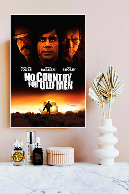 No Country for Old Men (2007) | Hollywood Movie Poster | Wall Frame