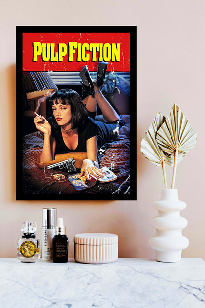 Pulp Fiction (1994) | Hollywood Movie Poster | Wall Frame