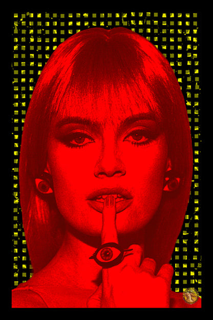 Marisa Mell | Danger: Diabolik (1968) | Vintage Hollywood Actress | Art Print | Wall Frame