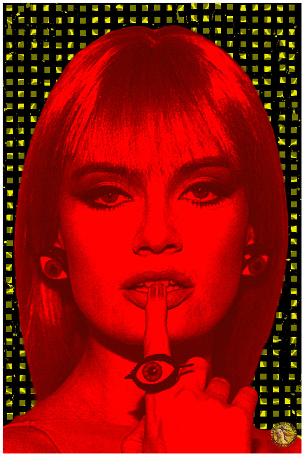 Marisa Mell | Danger: Diabolik (1968) | Vintage Hollywood Actress | Art Print | Wall Frame