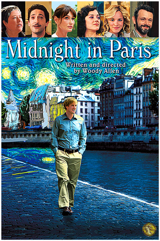 Midnight In Paris (2011) | Hollywood Movie Poster | Wall Frame