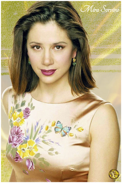 Mira Sorvino | Vintage Hollywood Actress | Art Print | Wall Frame