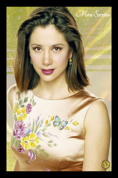 Mira Sorvino | Vintage Hollywood Actress | Art Print | Wall Frame