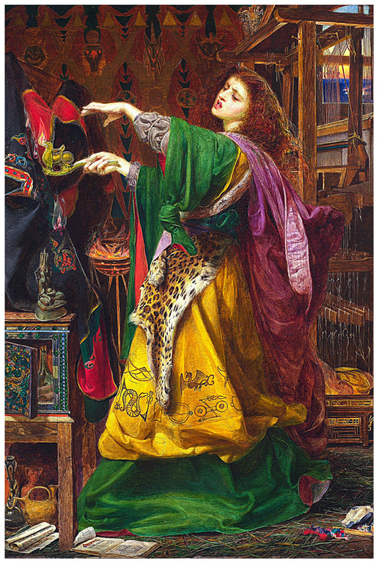 Morgan-Le-Fay (1864) | Frederick Sandys | Painting Art Print | Wall Frame