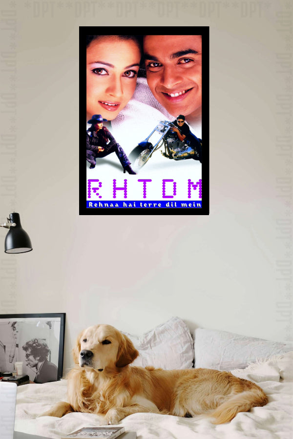 Rehnaa Hai Terre Dil Mein (2001) | Bollywood Movie Poster | Wall Frame