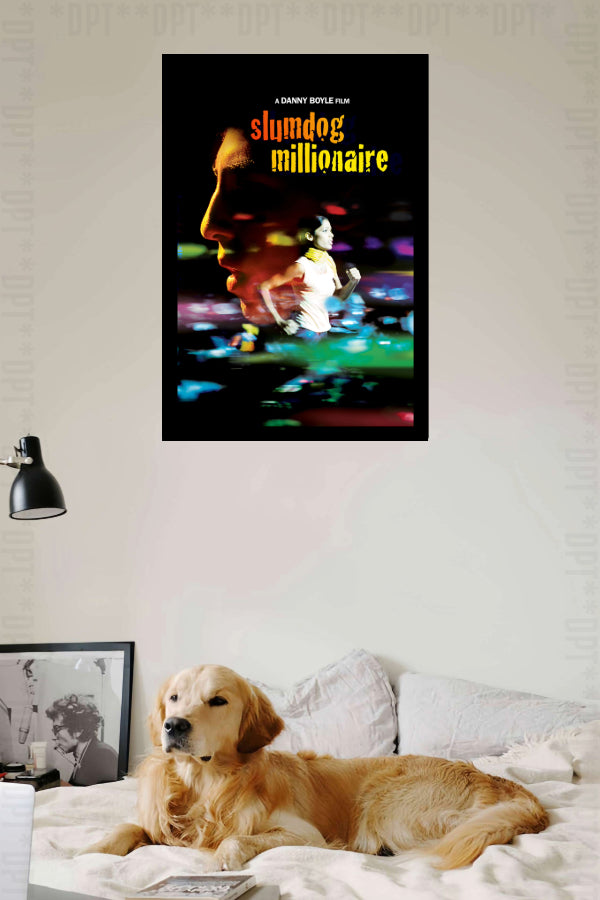 Slumdog Millionaire (2008) | Bollywood Movie Poster | Wall Frame