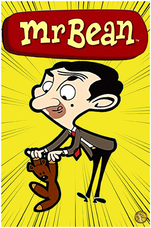 Mr. Bean | Classic Cartoon Poster | Art Print | Wall Frame