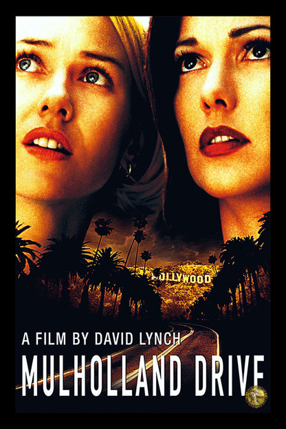 Mulholland Drive (2001) | Hollywood Movie Poster | Wall Frame