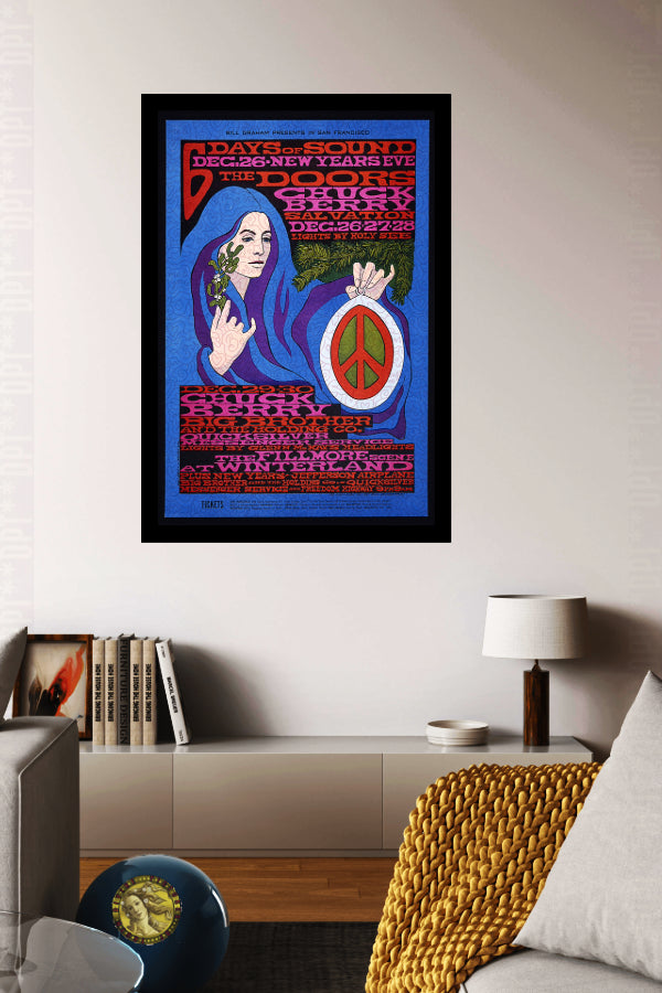 The Doors | Winterland (1967) | Vintage Concert Poster | Art Print | Wall Frame