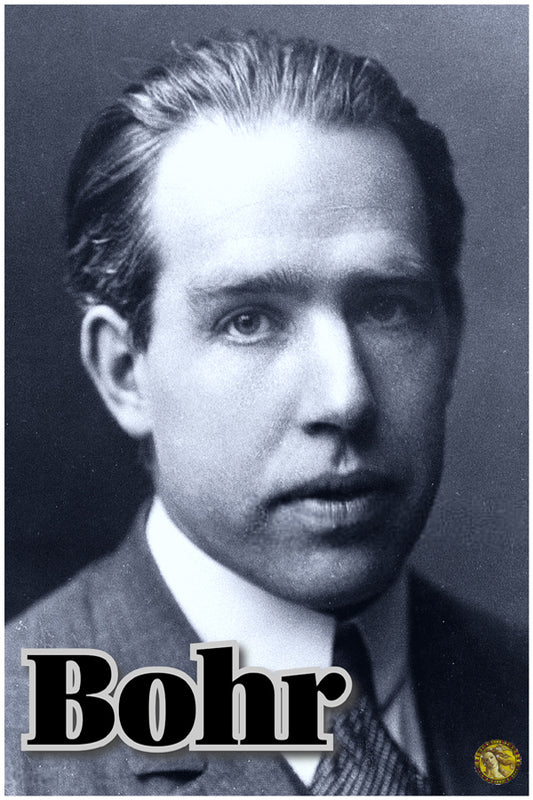 Niels Bohr | Vintage Famous Personalities | Large Poster Art Print | Wall Frame