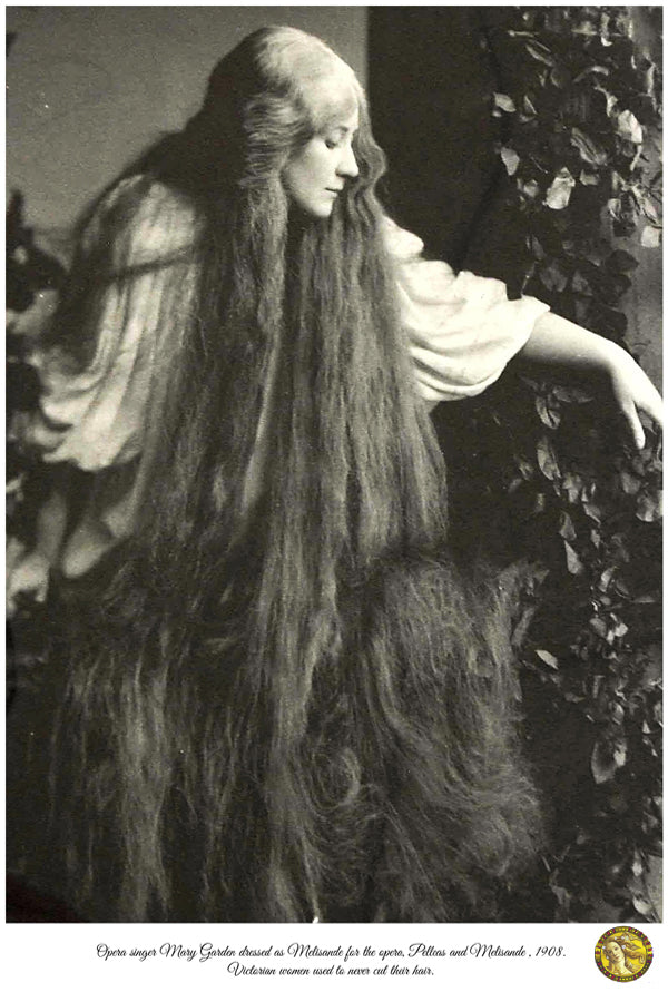 Singer Mary Garden Dressed As Melisande For An Opera 1908 | Vintage Iconic Photograph | Wall Frame