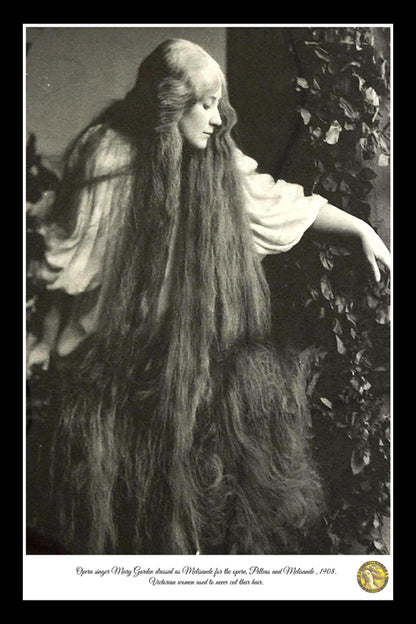 Singer Mary Garden Dressed As Melisande For An Opera 1908 | Vintage Iconic Photograph | Wall Frame