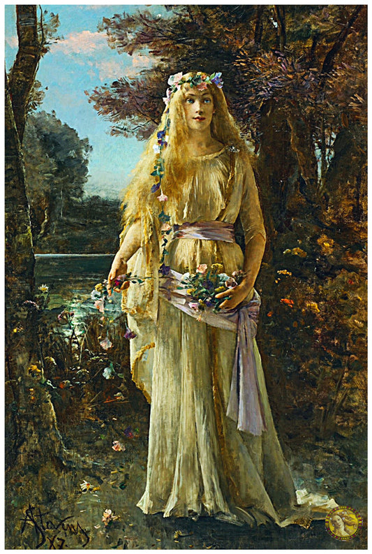 Ophelia (1887) | Alfred Stevens | Painting Art Print | Wall Frame