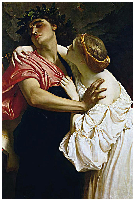 Orpheus And Eurydice (1864) | Frederic Leighton | Painting Art Print | Wall Frame