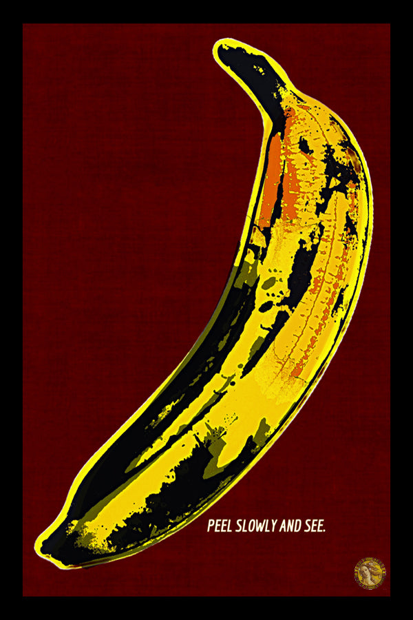 Peel Slowly And See | The Velvet Underground | Vintage Pop Art | Large Poster Print | Wall Frame