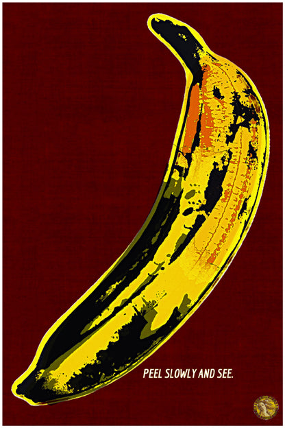 Peel Slowly And See | The Velvet Underground | Vintage Pop Art | Large Poster Print | Wall Frame