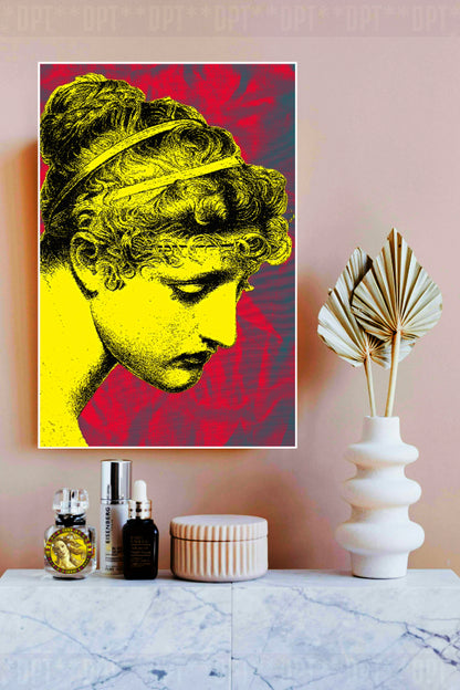 Mary Magdalene | Vintage Pop Art | Large Poster Print | Wall Frame