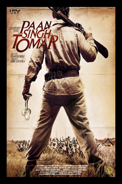 Paan Singh Tomar (2012) | Bollywood Movie Poster | Wall Frame