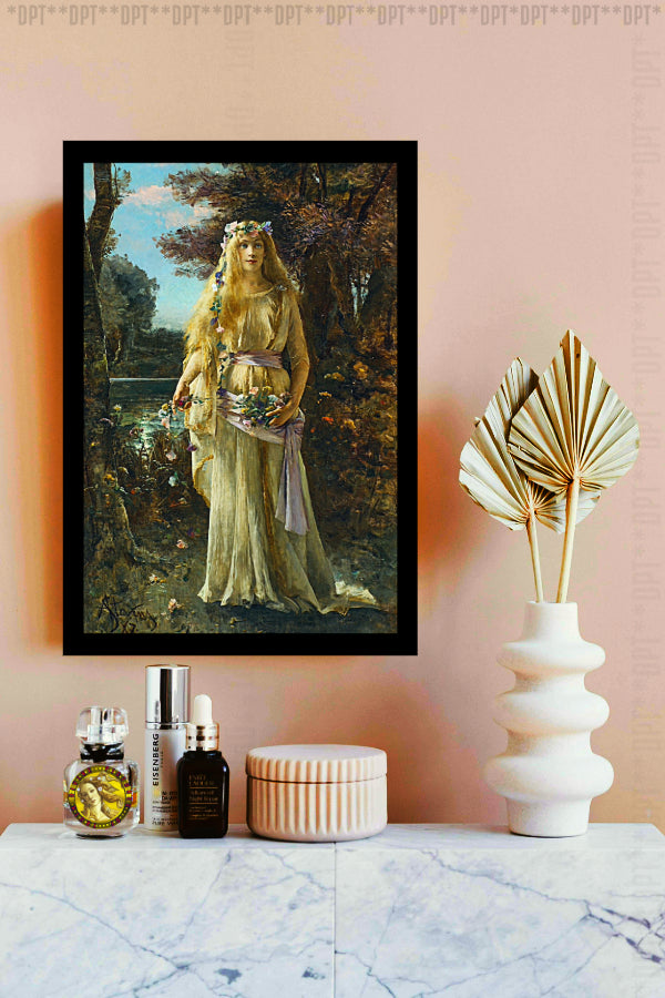 Ophelia (1887) | Alfred Stevens | Painting Art Print | Wall Frame