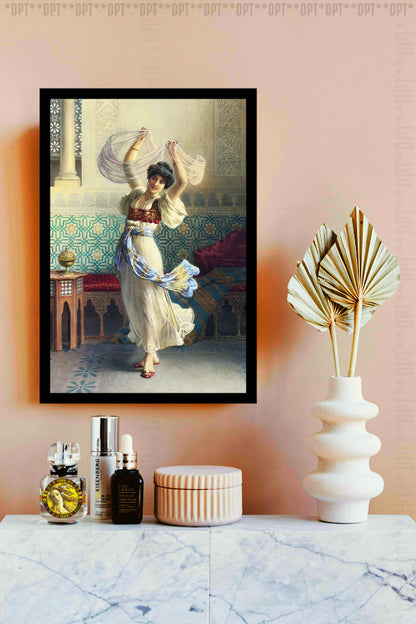 The Dance Of The Veils | Francesco Ballesio | Painting Art Print | Wall Frame