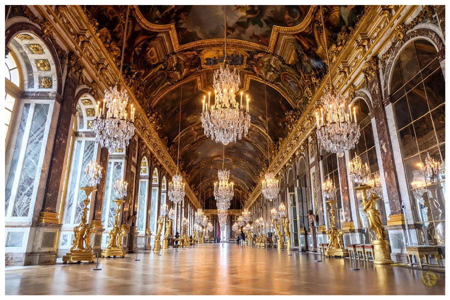 Palace Of Versailles | Paris France | Vintage Landscape Architecture | Wall Frame